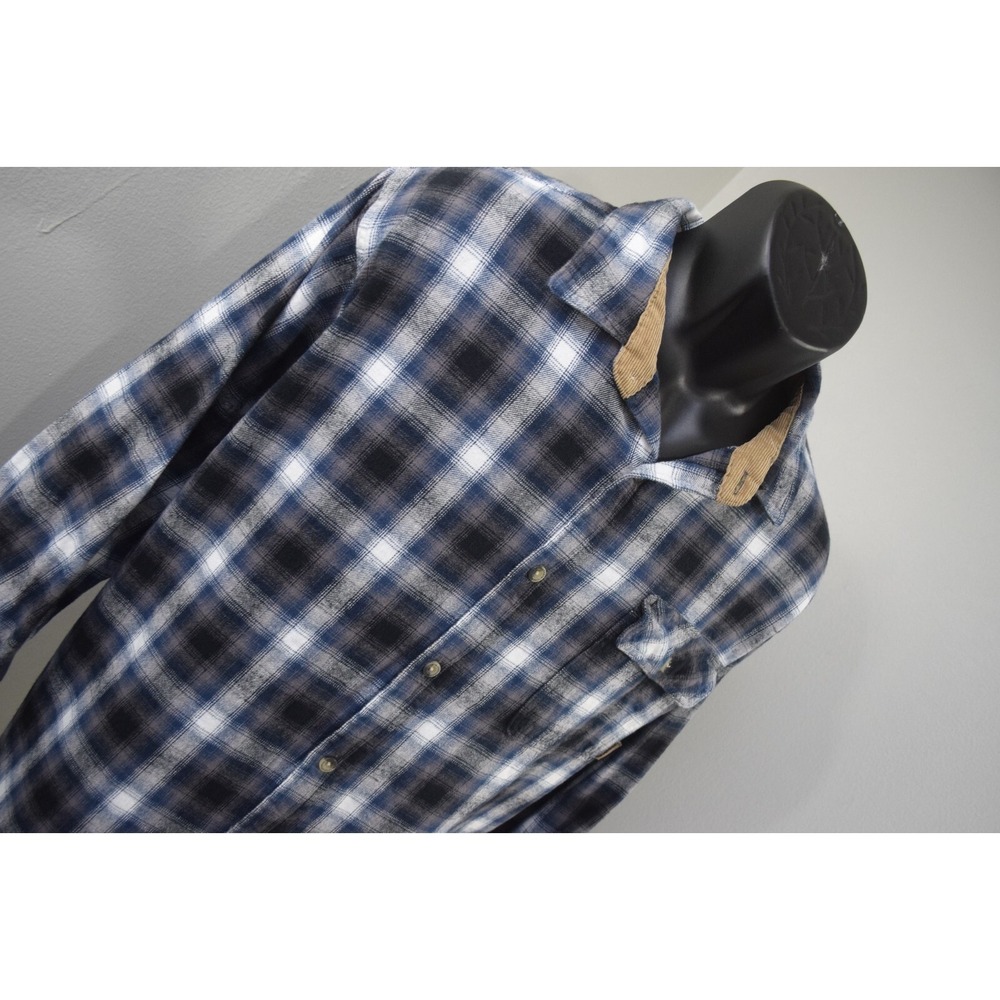 Legendary Whitetails Buck Camp Flannel Shirt Plaid Long Sleeve Button Up Mens XL - Picture 3 of 10